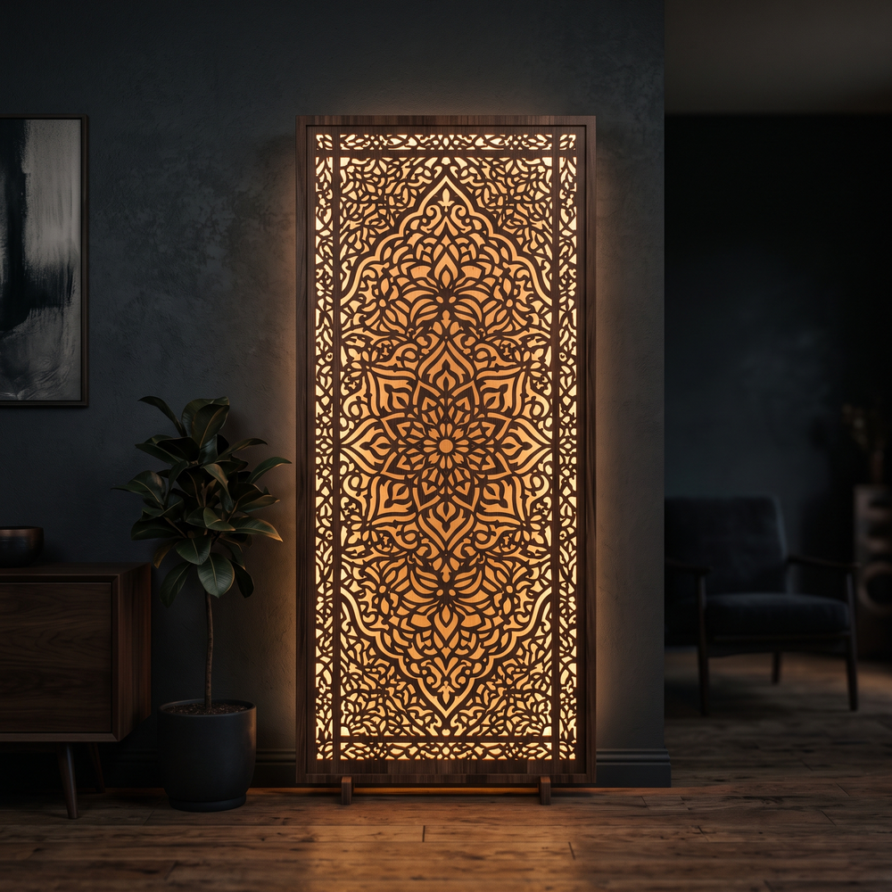 Decorative laser cut panels